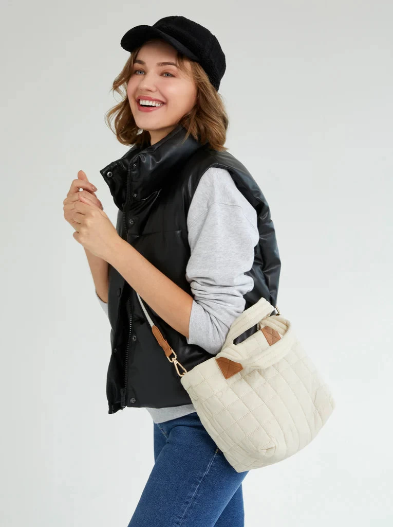 Ivory Ezra Mini Tote