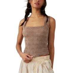 FREE PEOPLE Love Letter Cami In Strawberry Roan