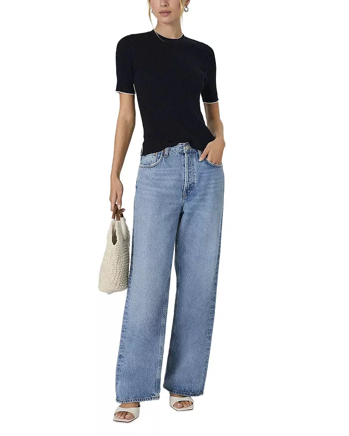 French Connection Mozza Short Sleeve Jumper - Image 5