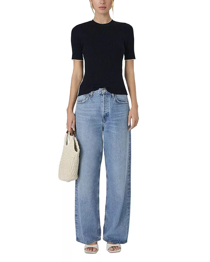 French Connection Mozza Short Sleeve Jumper - Image 6