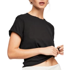 FREE PEOPLE The Perfect Tee In Black