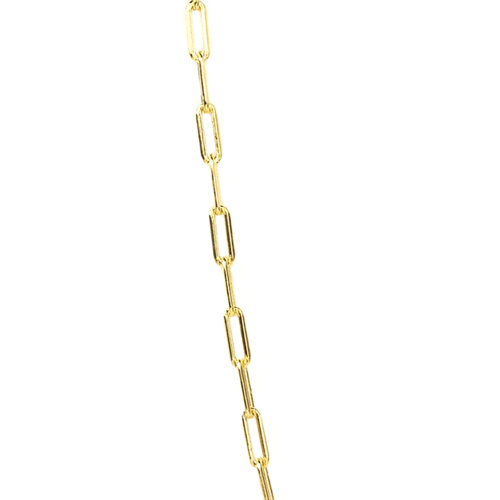 16" Small Link Chain Necklace In Gold - Image 3