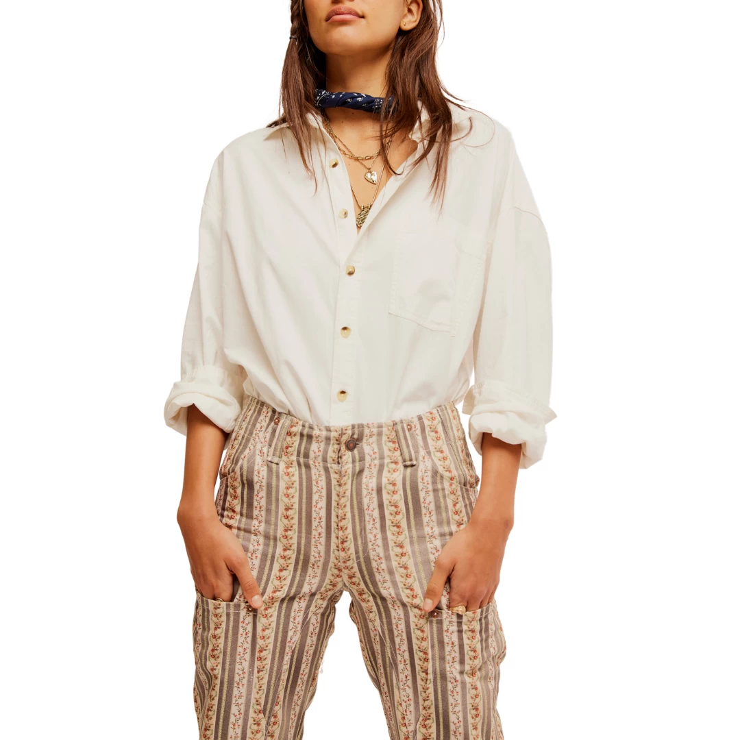 FREE PEOPLE Super Sonic Printed Slim Pant - Image 5