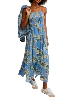 FREE PEOPLE Heat Wave Printed Maxi