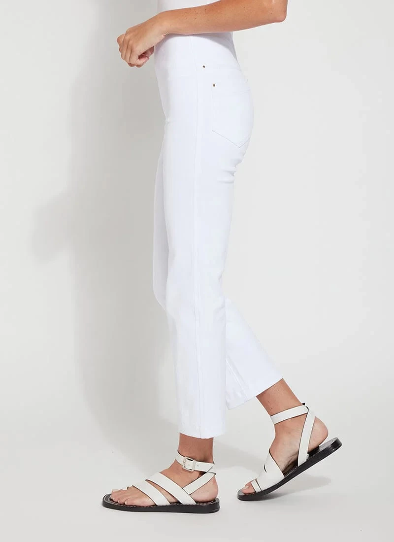 Baby Bootcut Denim In White - Image 3
