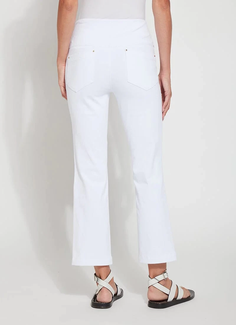 Baby Bootcut Denim In White - Image 2