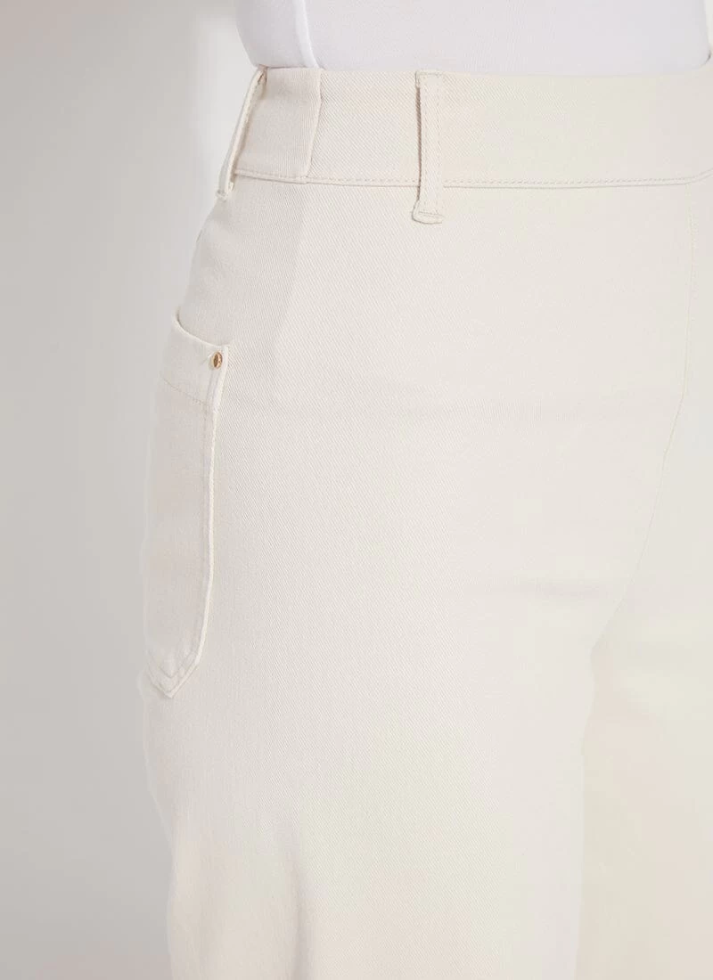 Erin High Waist Wide Leg Denim In Neutrals - Image 2