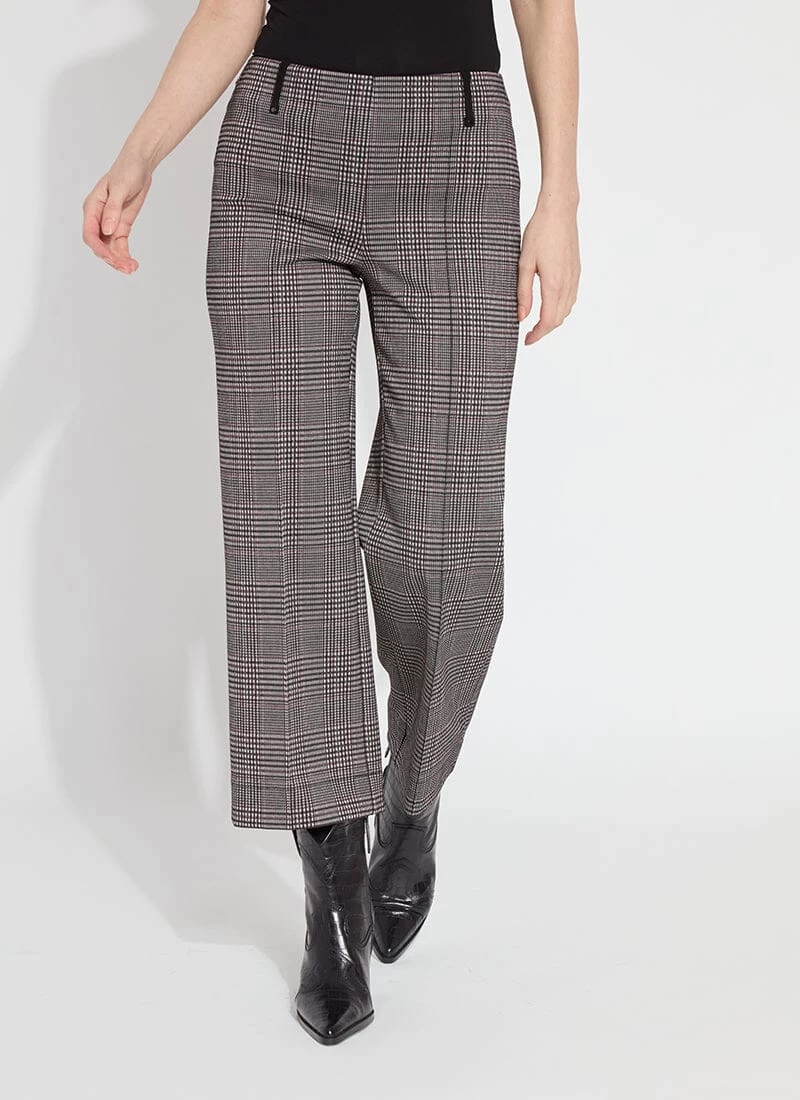 Livia Crop Pant In Boston Glen Plaid