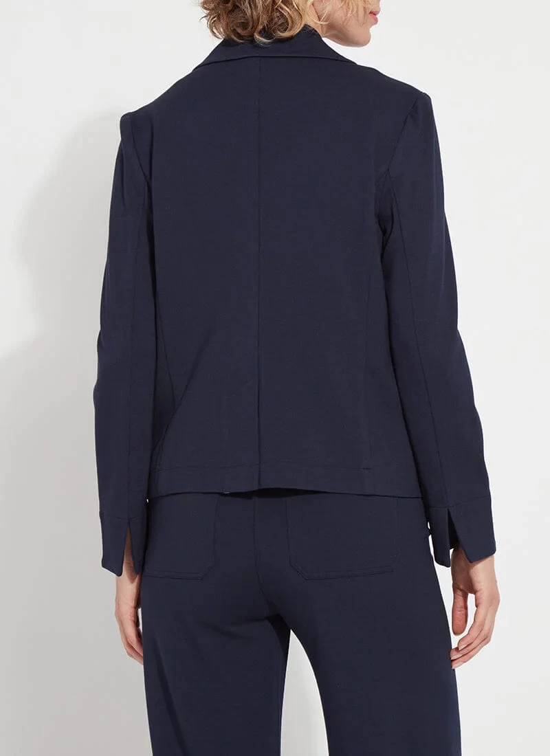 Raya Blazer In Navy - Image 4