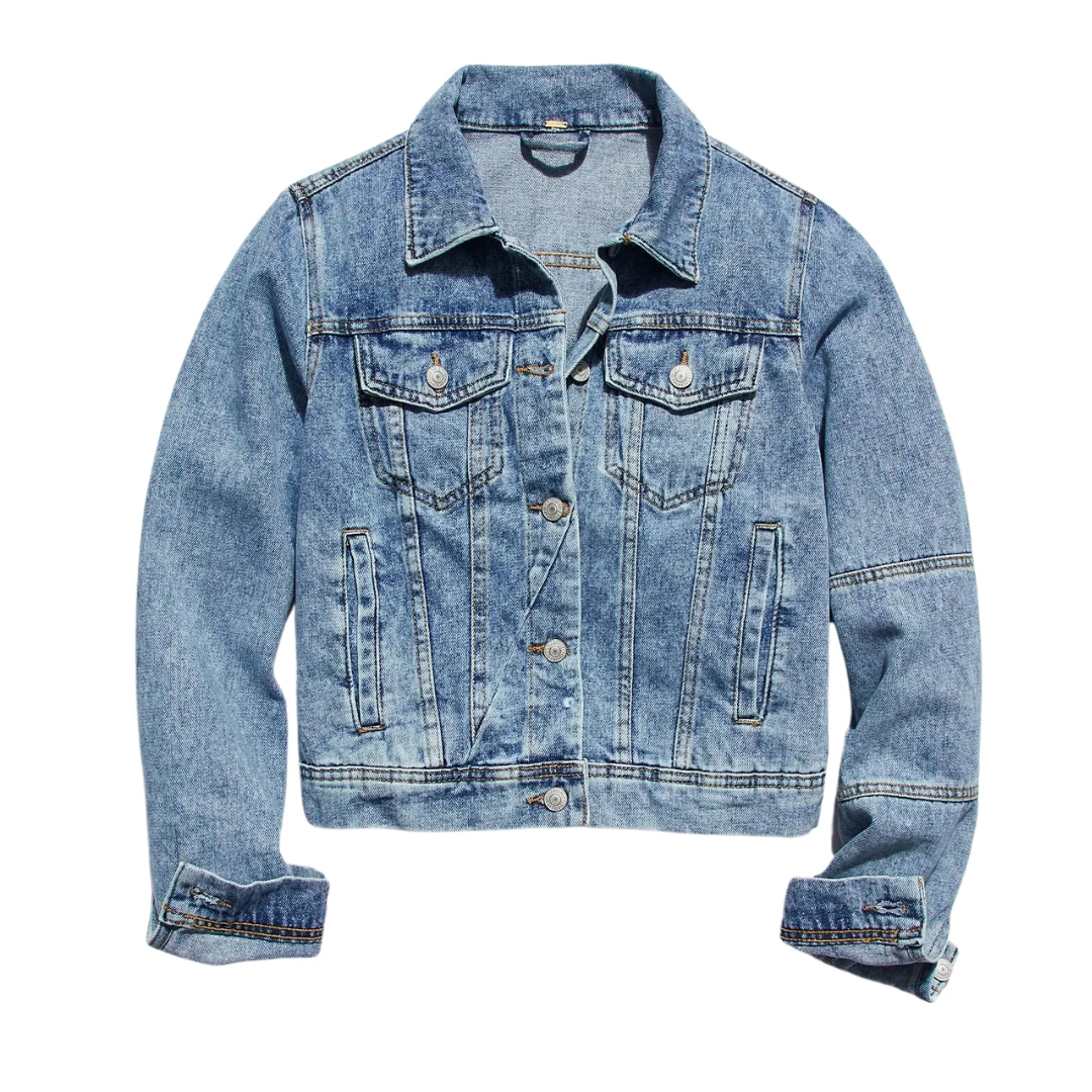 FREE PEOPLE Rumors Denim Jacket - Image 5