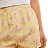 FREE PEOPLE Day To Day Floral Boxer Sunflower Combo