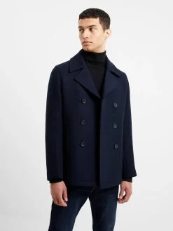 French Connection Double Breasted Peacoat