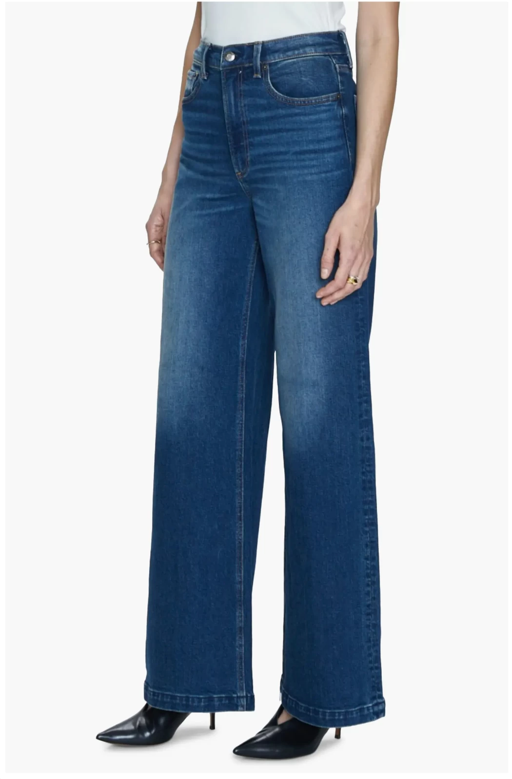 Lana High Rise Ultra Wide Leg In Mixer - Image 7