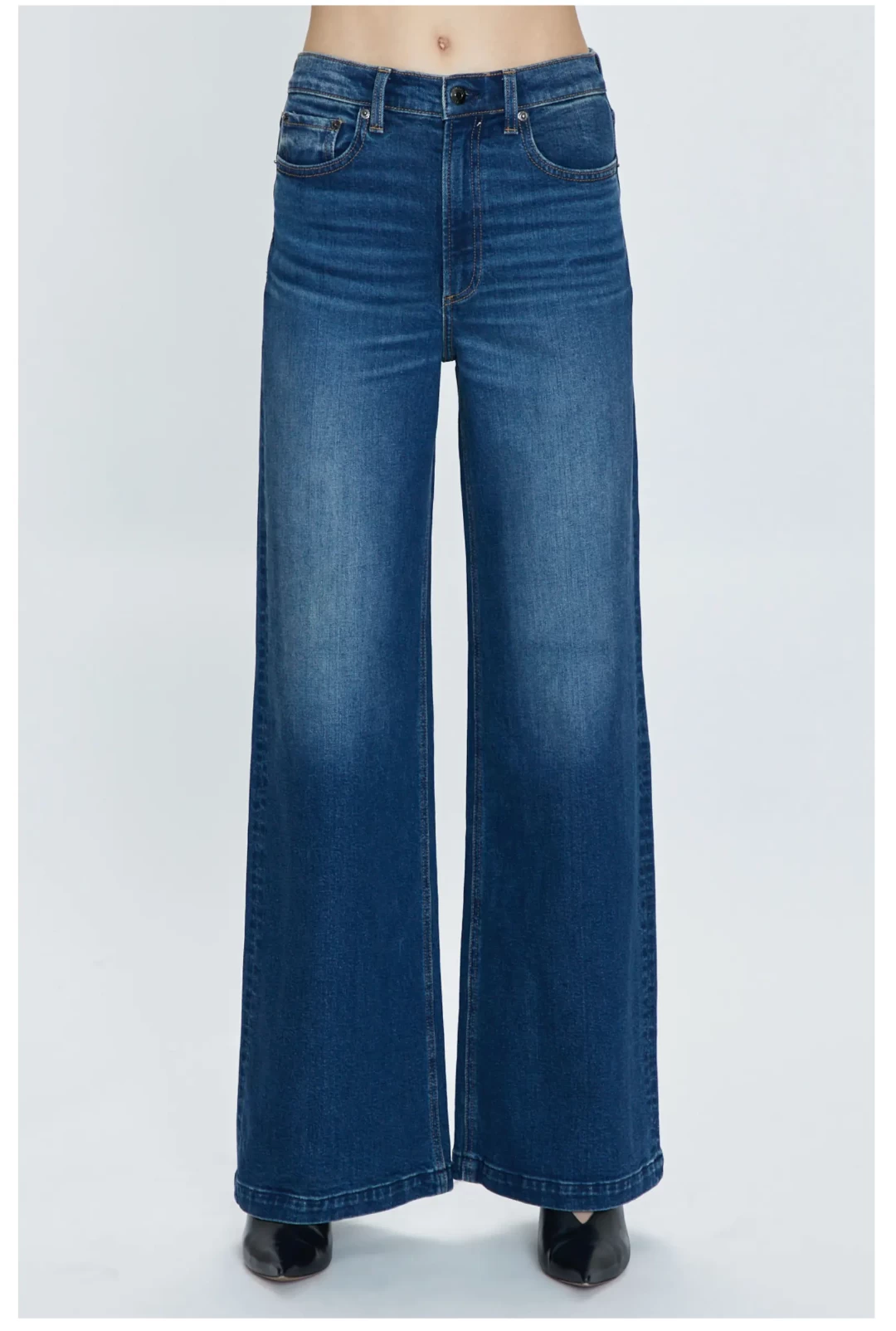 Lana High Rise Ultra Wide Leg In Mixer - Image 8