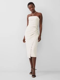 French Connection Echo Crepe Halter Dress
