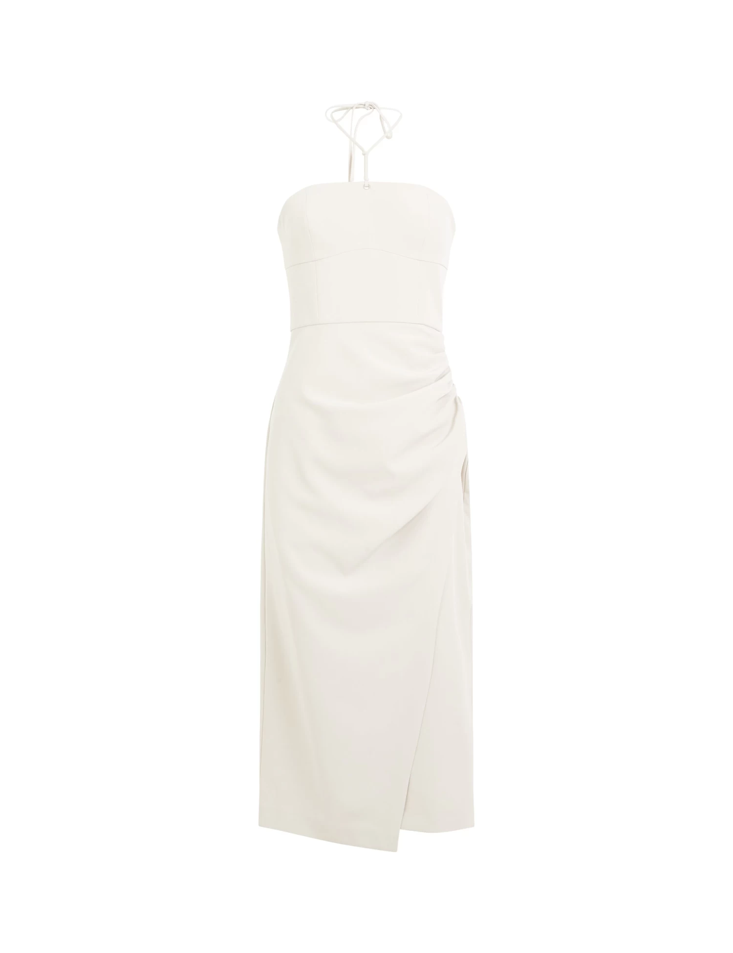 French Connection Echo Crepe Halter Dress - Image 5
