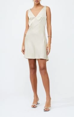French Connection Ennis Satin Slip Mini Dress