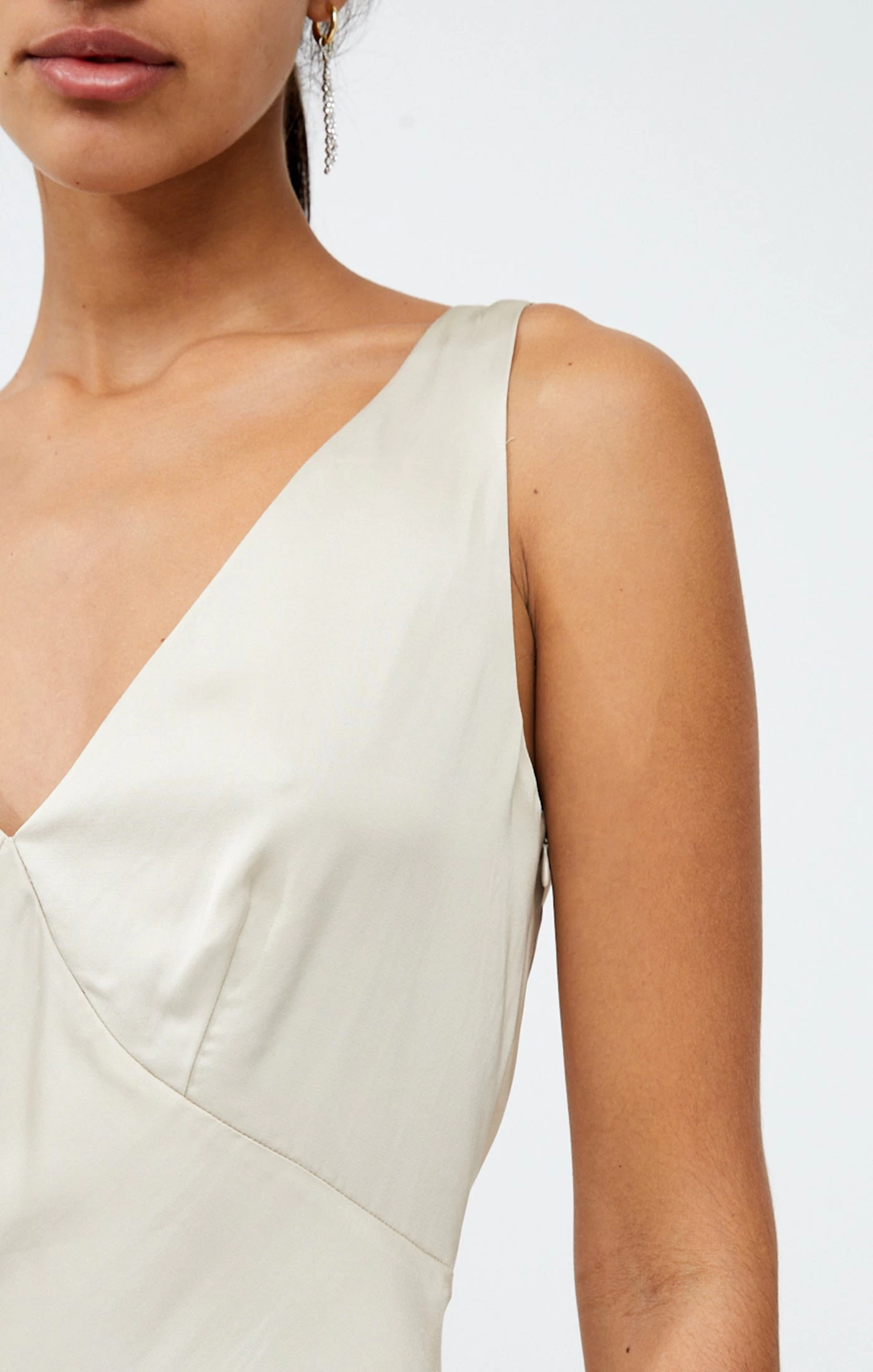 French Connection Ennis Satin Slip Mini Dress - Image 4