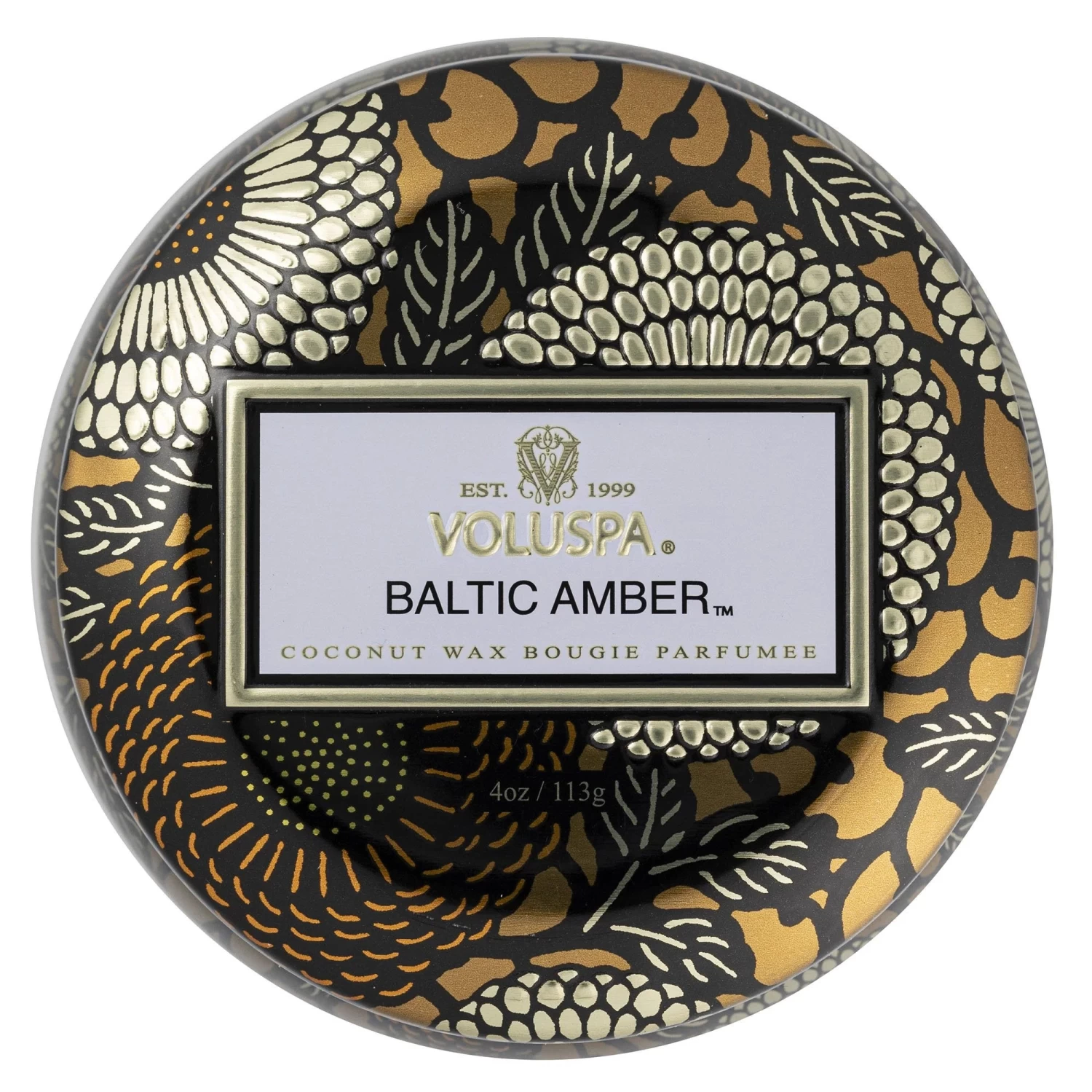 Voluspa Baltic Amber Mini Tin Candle - Image 4