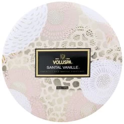 Voluspa Santal Vanille 3 Wick Tin Candle