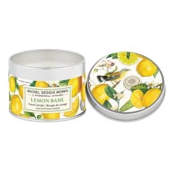 Lemon Basil Candle Tin