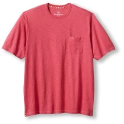 Tommy Bahama Bali Beach Short Sleeve Crew In Raspberry Wine