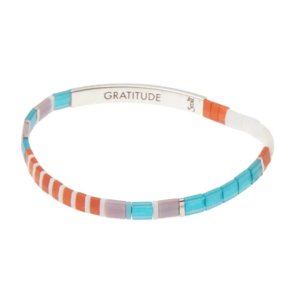 Silver Miyuki Bracelet In Gratitude - Image 2