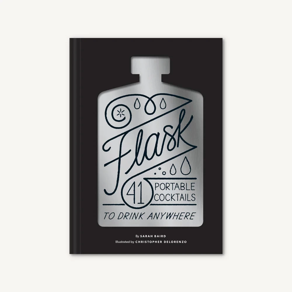 Chronicle Books Flask - 41 Portable Cocktails To Drink Anywhere