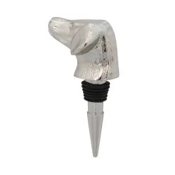 Aluminum Dog Head Bottle Stopper