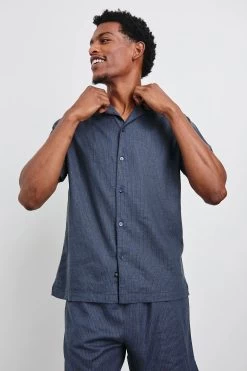 RAILS Atlas Shirt In Navy Cedar Vertical