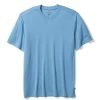 Tommy Bahama Bay Stripe V-Neck T-Shirt In Vacation Blue