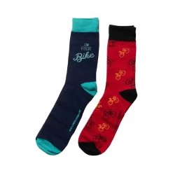 Gentlemen's Hardware Men's Set Of 2 Bike Socks