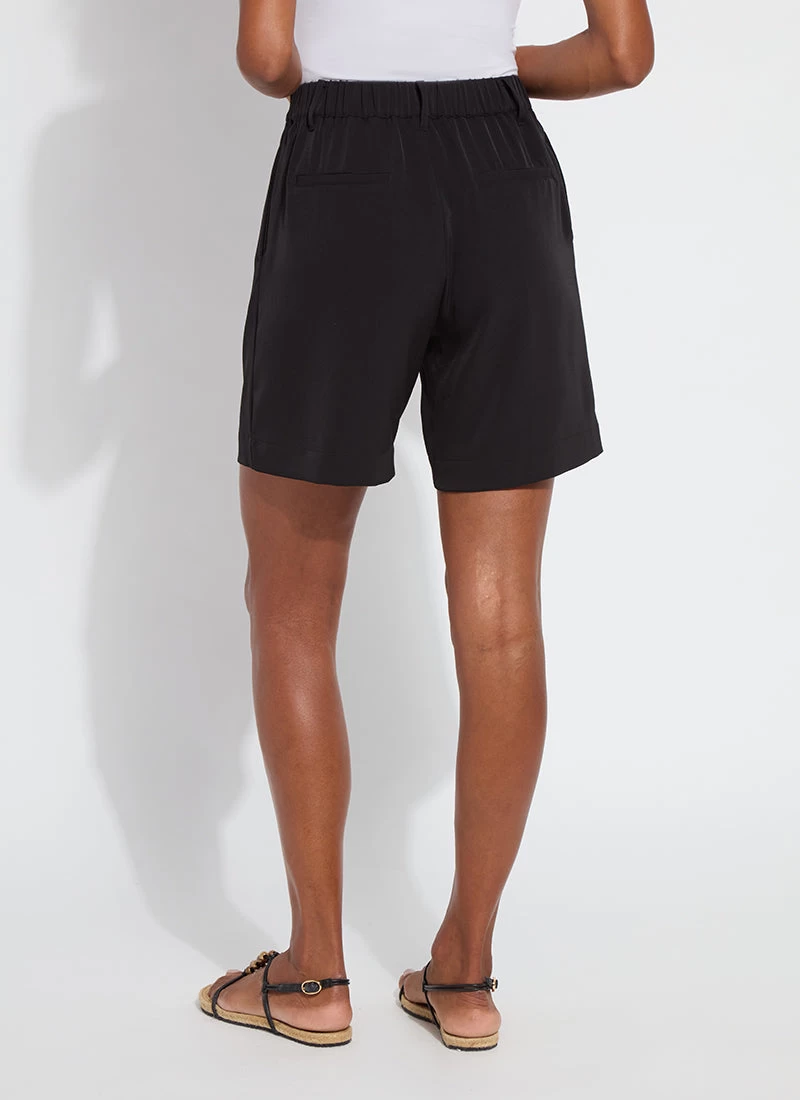 Black Dia Pleated Short - Image 3