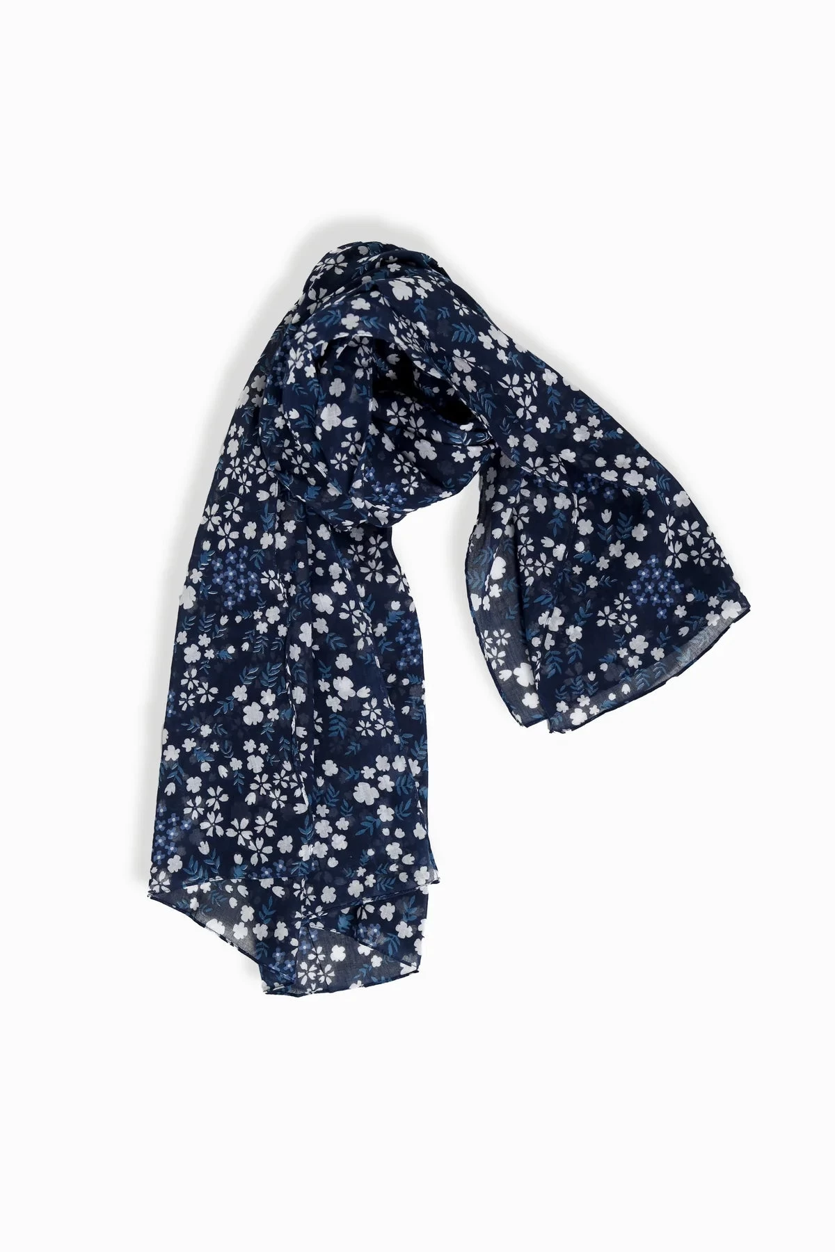 Blue Sakura Long Scarf - Image 3