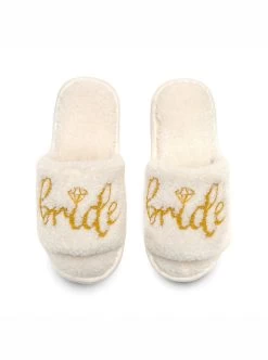 Bride Slide Slippers