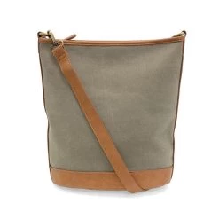 Bucket Canvas Bag In Khaki