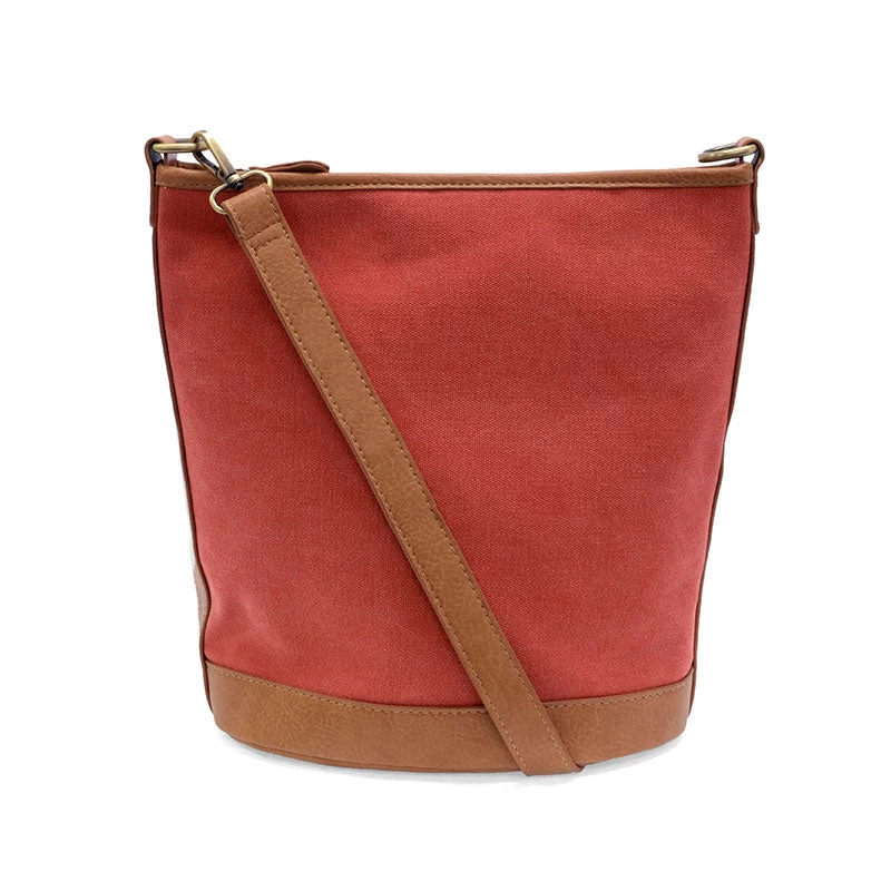 Bucket Canvas Bag In Spiced Cora
