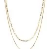 Luv AJ Cecilia Chain Necklace In Gold