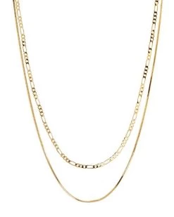 Luv AJ Cecilia Chain Necklace In Gold