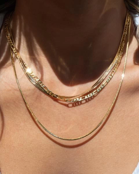 Luv AJ Cecilia Chain Necklace In Gold - Image 4