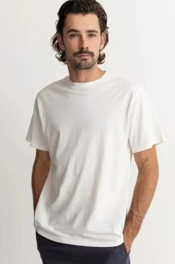 Rhythm Classic Vintage Tee In White