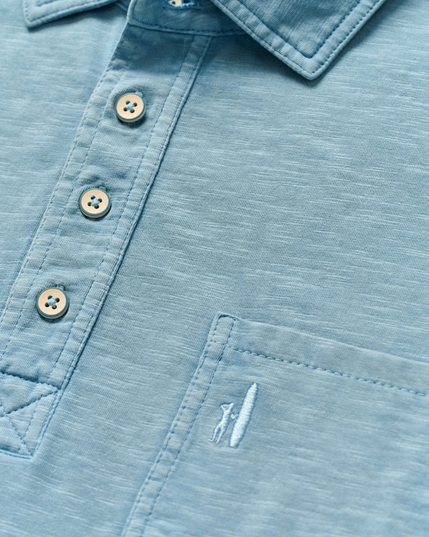 Coastal Wash Original Polo In Malibu - Image 6