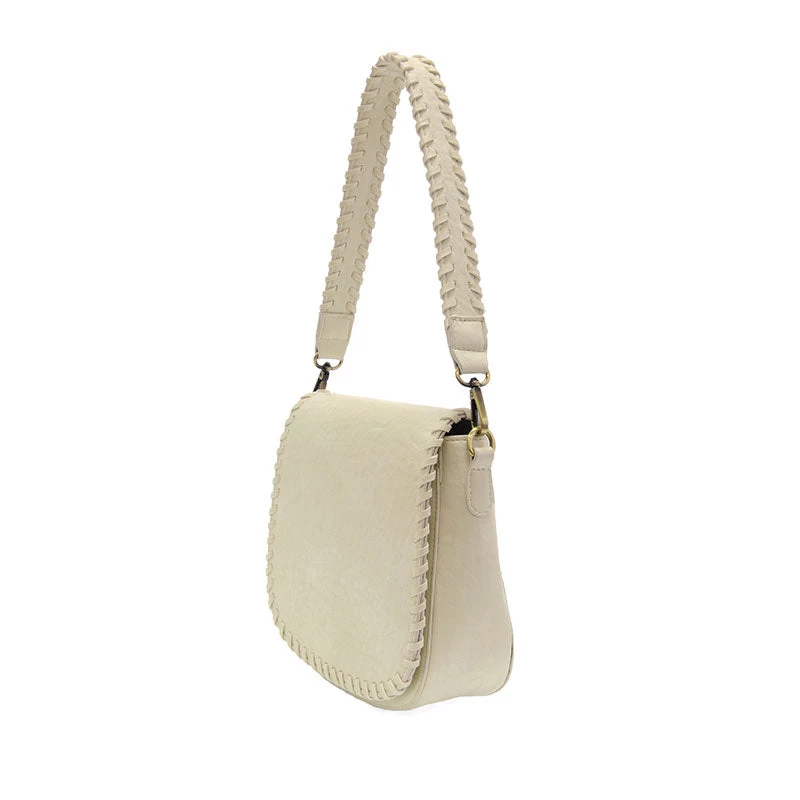 Cream Anne WhipStitch Saddle Crossbody - Image 2