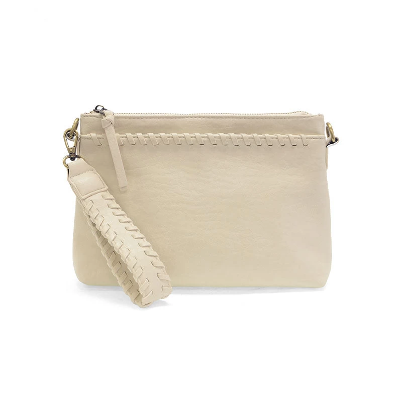 Cream Oakley Whipstitch Wristlet