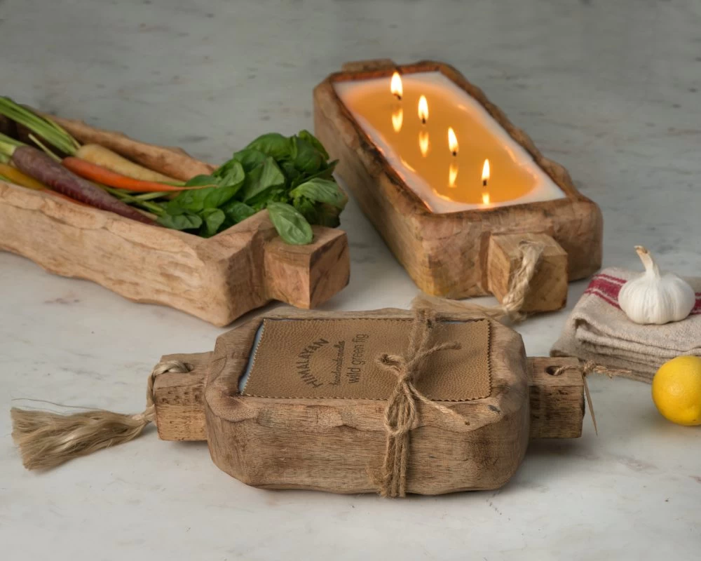 Sunlight In The Forest Small Driftwood Candle Tray - Image 6