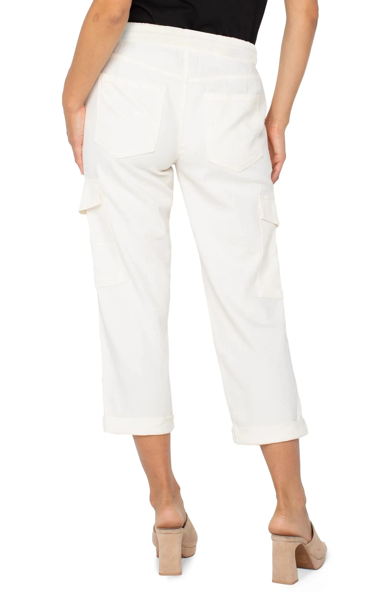 Drawstring Rascal Cargo Pocket In Whipped Cream - Image 2