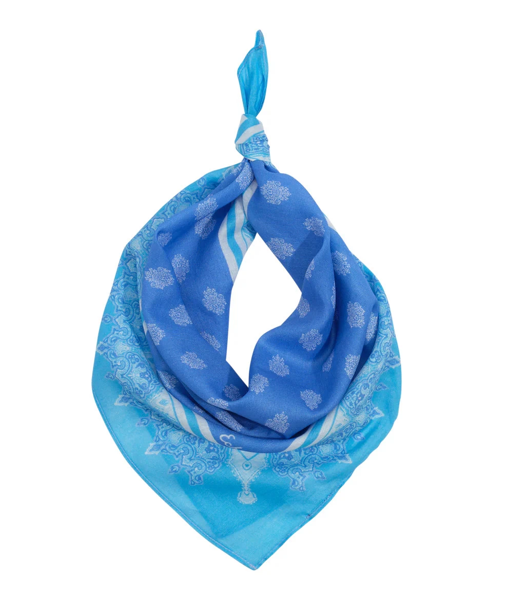 Echo Athena Bandana In Blue - Image 2
