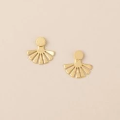 Sunburst Ear Jacket In Gold