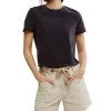 FREE PEOPLE Everyday Tee In Black