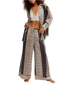 FREE PEOPLE Dreamy Days Pajama Set In Neutral